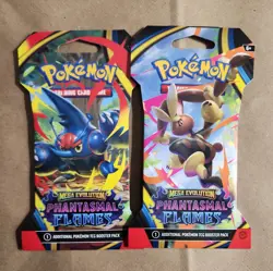 Pokemon Phantasmal Flames Booster Packs - Lot of 2 Random art packs - Image 1