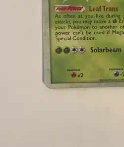 Meganium HGSS08 Holo Pokemon Card Rare Heartgold & Soulsilver Promo - Image 5