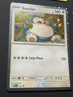 Pokemon TCG Snorlax SVP 122 Cosmos Holo Twilight Masquerade Promo NM/M - Image 1
