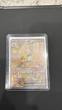 Pokemon Alakazam ex Scarlet & Violet 151 Special Illustration Rare Full Art Holo - Image 1