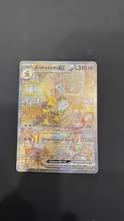 Pokemon Alakazam ex Scarlet & Violet 151 Special Illustration Rare Full Art Holo - Image 3