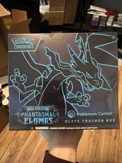 Phantasmal Flames TCG Pokemon Center Exclusive Elite Trainer Box ETB - Image 1