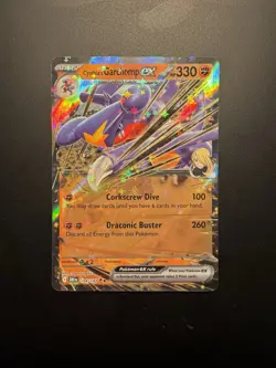 Pokemon TCG Cynthia's Garchomp EX 104/182 Double Rare Holo- Destined Rivals - Image 1