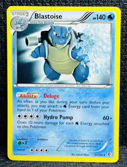 Pokemon - Blastoise 31/149 Regular Rare Boundaries Crossed LP - Image 1