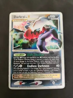 Darkrai LV. X 104/106 Pokemon TCG Great Encounters DAMAGED DMG SEE PHOTOS - Image 1