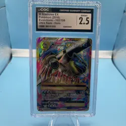 2016 POKEMON EVOLUTIONS - ULTRA RARE - HOLO #102/108 M BLASTOISE EX CGC 2.5 - Image 1