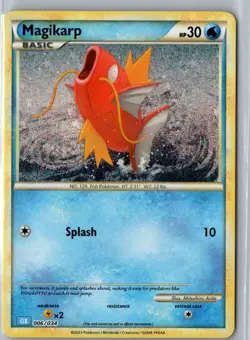 MAGIKARP 006/034 HOLO TCG CLASSIC BLASTOISE POKEMON NM - Image 1