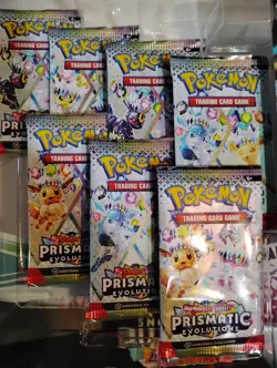 Pokemon Prismatic Evolutions Scarlet And Violet Packs READ Description please! - Image 5