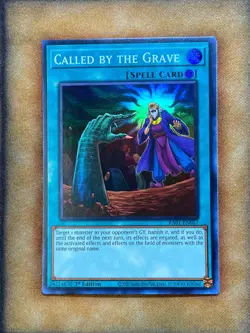 Yugioh Called by the Grave RA01-EN057 Super Rare 1st Ed NM - Image 1