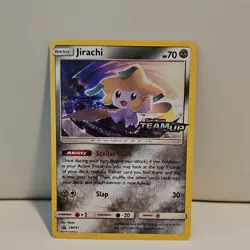Pokemon Jirachi SM161 Sun & Moon Team Up Promo Holo Card Pokemon TCG Card Stock - Image 1