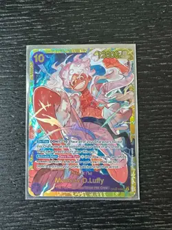 Monkey.D.Luffy OP05-119 SEC - One Piece TCG - English Card Near-Mint Secret Rare - Image 1