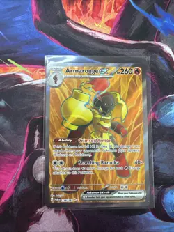 Armarouge ex 218/182 Paradox Rift Full Art Ultra Rare Holo Pokemon TCG Card NM - Image 1
