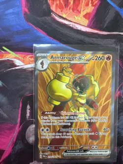 Armarouge ex 218/182 Paradox Rift Full Art Ultra Rare Holo Pokemon TCG Card NM - Image 2