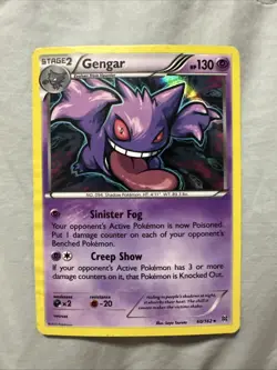 Pokemon Gengar Holo Rare TCG Card XY Breakthrough 60/162 - Image 1