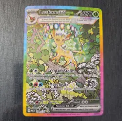 Pokemon TCG SV-Prismatic Evolutions Leafeon EX Card #144/131 SIR (CLEAN) - Image 1