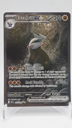 Excadrill ex 168/086 Black Bolt Special Illustration Rare Pokemon Card NM - Image 1