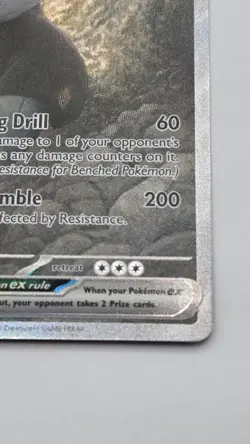 Excadrill ex 168/086 Black Bolt Special Illustration Rare Pokemon Card NM - Image 5