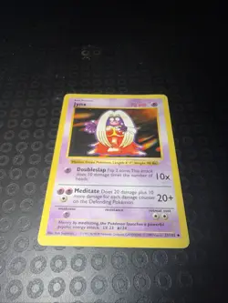 Pokemon TCG Jynx Base Set 31/102 Regular Shadowless Uncommon Card - Image 3