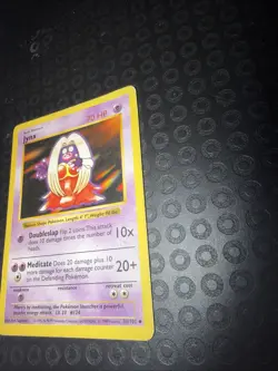 Pokemon TCG Jynx Base Set 31/102 Regular Shadowless Uncommon Card - Image 4