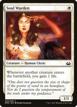 MTG Foil - Soul Warden - 24 / LP / English - Image 1