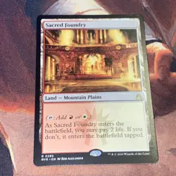 Sacred Foundry X1 Mtg Ravnica Remastered Nm - Image 1