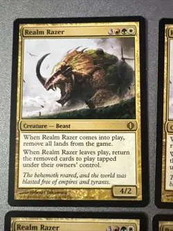 Realm Razer X4 Shards Of Alara Ex Cond See Pic Front Back - Image 2