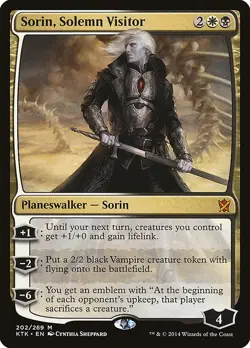 MTG Foil - Sorin, Solemn Visitor - 202 / LP / English - Image 1