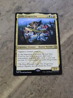 Eshki Dragonclaw Tarkir: Dragonstorm Regular Legendary Creature Rare MTG - Image 1