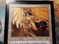 Akroma, Angel of Wrath Legions Rare (PANGOLIN MTG) OG Print, F:NM B:NM See Pics! - Image 2