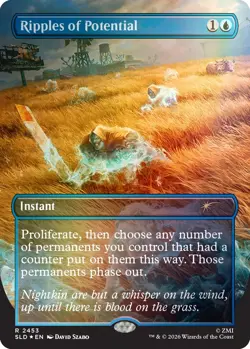 Ripples of Potential (2453) - FOIL - Secret Lair x Fallout - MTG Rad - PRESALE - Image 1