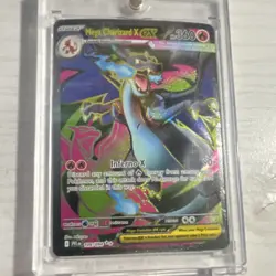 Pokemon Mega Charizard X EX Holo 109/094 PFL Mega Evolution Card English - Image 3