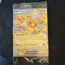 Pokemon Eevee ex Prismatic Evolutions Promo Holo EX Card 075/131 200 HP - Image 1