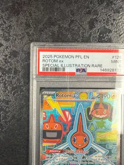 2025 POKEMON PFL EN ROTOM ex SPECIAL ILLUSTRATRION RARE #126 💎 PSA 9 - Image 3
