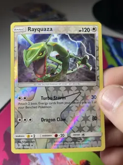 Rayquaza 106/145 Guardians Rising Pokemon Reverse Holo Foil Nice! - Image 1
