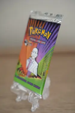 Pokemon TCG Gym Challenge Unlimited Booster Pack Blaine Artwork WOTC 742818062244 - Image 3