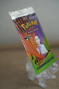 Pokemon TCG Gym Challenge Unlimited Booster Pack Blaine Artwork WOTC 742818062244 - Image 4