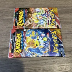 Pokemon TCG - Surging Sparks Booster Pack - Lot Of 2 - Factory Sealed - Image 4