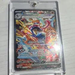 Pokemon Greninja ex 214/167 Twilight Masquerade Special Illustration Rare Holo - Image 1