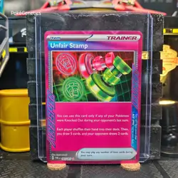 Unfair Stamp Ace Spec Twilight Masquerade Ultra Rare Pokemon TCG 165/167 SV06 - Image 1