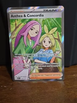 Anthea and Concordia 254/217 Ascended Heroes Pokemon TCG Full Art Trainer - Image 1