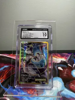 Mewtwo EX FA Pokemon TCG XY Evolutions 103/108 CGC 10 (Misaligned Texture Error) - Image 1