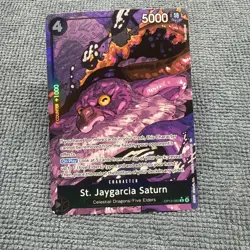 St. Jaygarcia Saturn One Piece Carrying On His Will OP13-083 Alternate Art - NM - Image 1