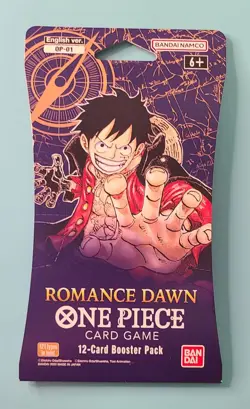 ONE PIECE OP-01 ROMANCE DAWN PRE-ERRATA SLEEVED PACK FACTORY SEALED - Image 1