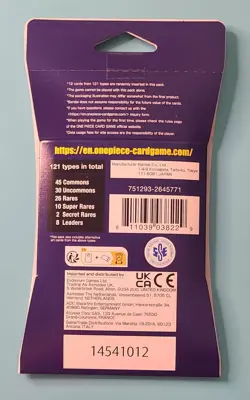 ONE PIECE OP-01 ROMANCE DAWN PRE-ERRATA SLEEVED PACK FACTORY SEALED - Image 2