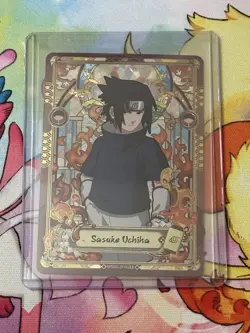 Sasuke Uchiha NARUTO NRSA01-SP-002L5 Naruto Kayou Card - ENGLISH - Heaven Scroll - Image 1