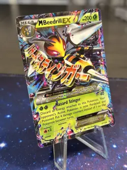 Pokemon Mega Beedrill EX Full Art Ultra Rare Holo XY XY158 English Card HP/DMG - Image 1