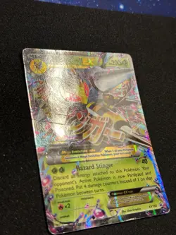 Pokemon Mega Beedrill EX Full Art Ultra Rare Holo XY XY158 English Card HP/DMG - Image 3