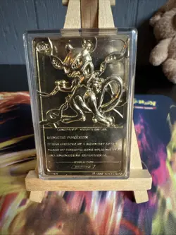 1999 Pokemon 23K Gold Plated Mewtwo Trading Card Burger King Limited Edition - Image 2