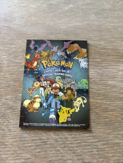 Pokemon Topps TV Animation Black Label Foil Checklist Card MP - Image 1