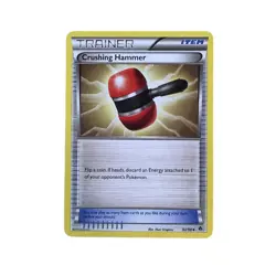 Pokemon TCG Crushing Hammer Item Trainer Card 92/98 - Image 1